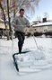 Best snow pusher Masi Nova  max ergonomic durable  snow pusher shovel.